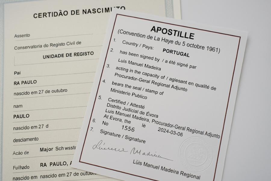 apostille acte de naissance traductora